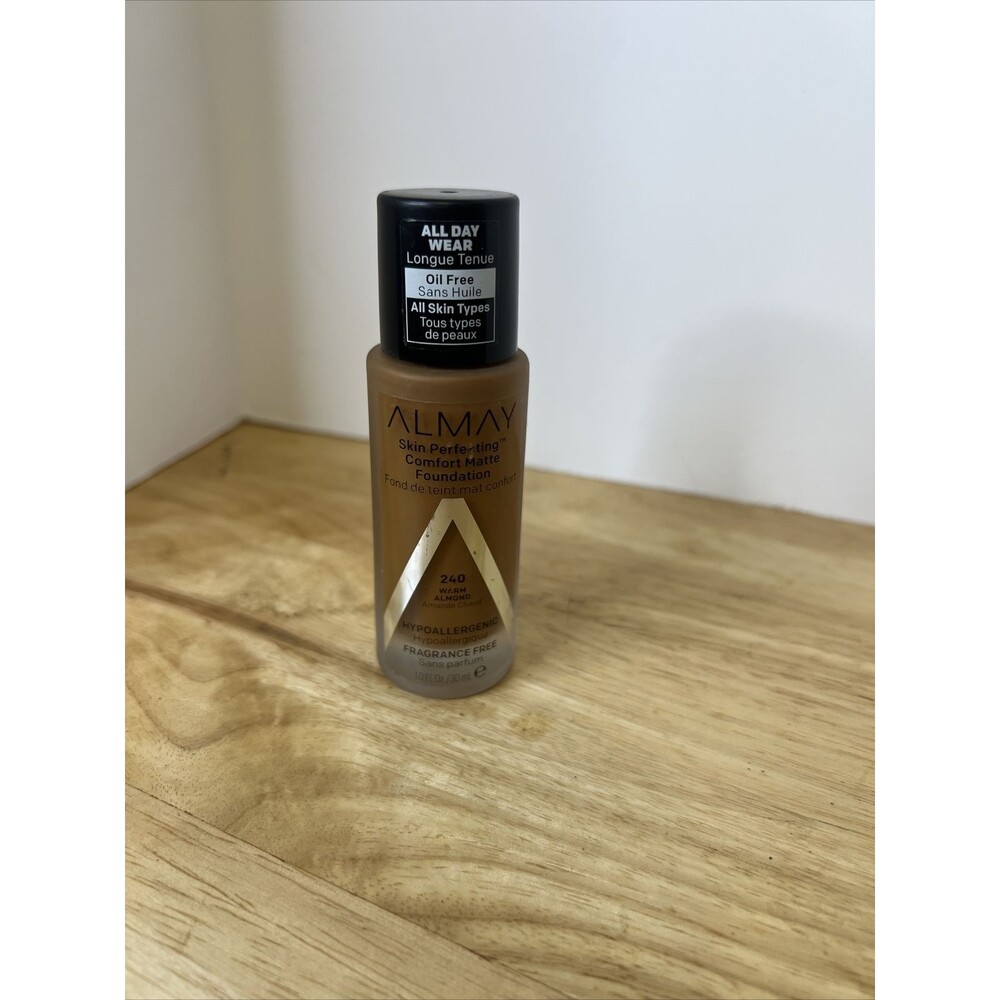 Almay Skin Perfecting Comfort Matte Foundation-Warm Almond 240 NEW